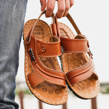 Supportive Arch Sandals for Men - Adjustable Fit - Pexav