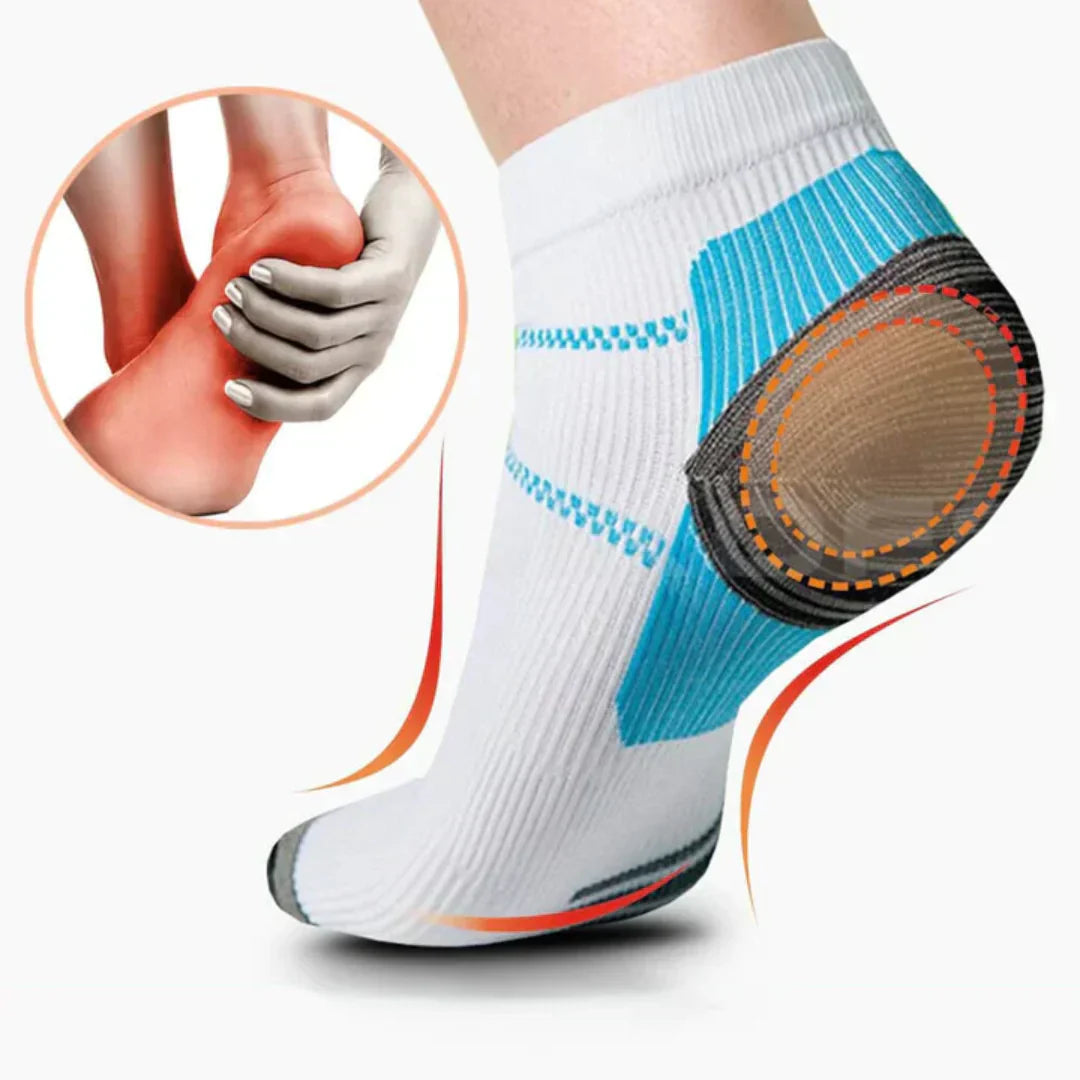 Orthopaedic Compression Socks - SlimSupport PRO 2.0-White (2+1 FREE)-5 – 9 (S/M)-Nora Luxe