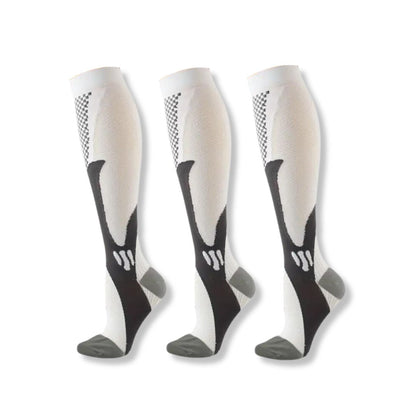Orthopaedic Compression Stockings - VitalSupport-White (2+1 FREE)-5-8 (S/M)-Nora Luxe