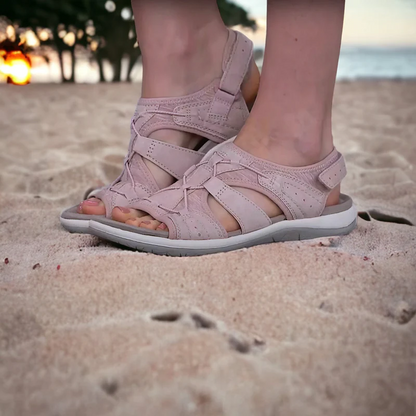 Orthopaedic Ladies Sandals - ComfortTrend-Pink-2.5-Nora Luxe
