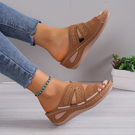 Orthopaedic Ladies Sandals – Liva-Blue-4.5-The Livary
