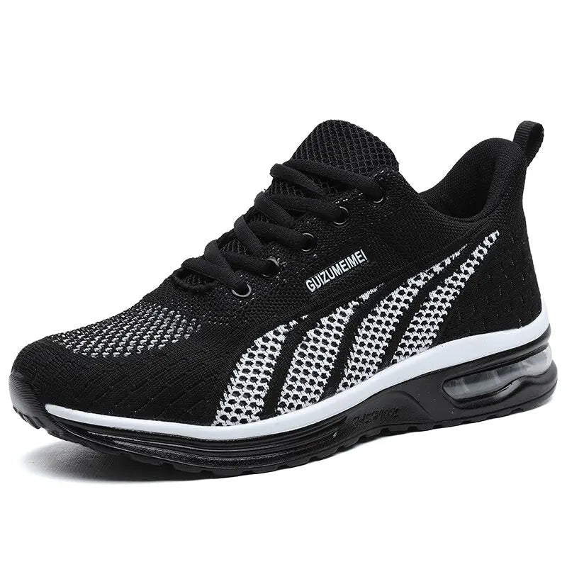 Orthopaedic Ladies' Sneakers – Elena-Black-3-State of Style
