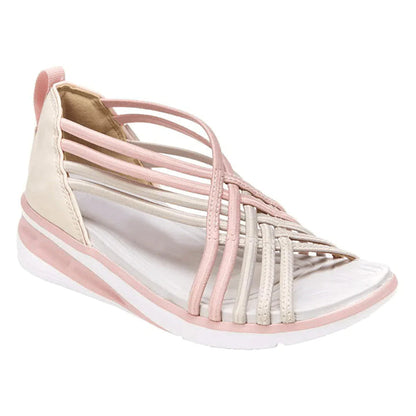 Orthopaedic Ladies Summer Sandals – Liora-Pink-4.5-The Livary