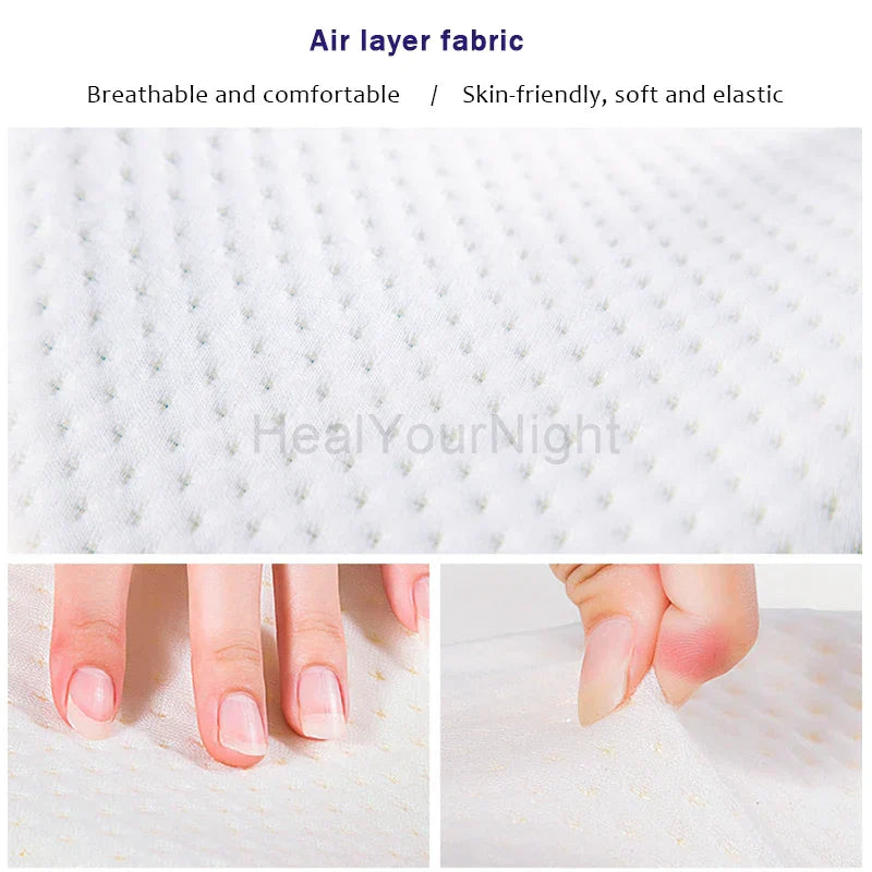 Orthopaedic Memory Foam Leg Cushion - ComfortFoam-White-Nora Luxe