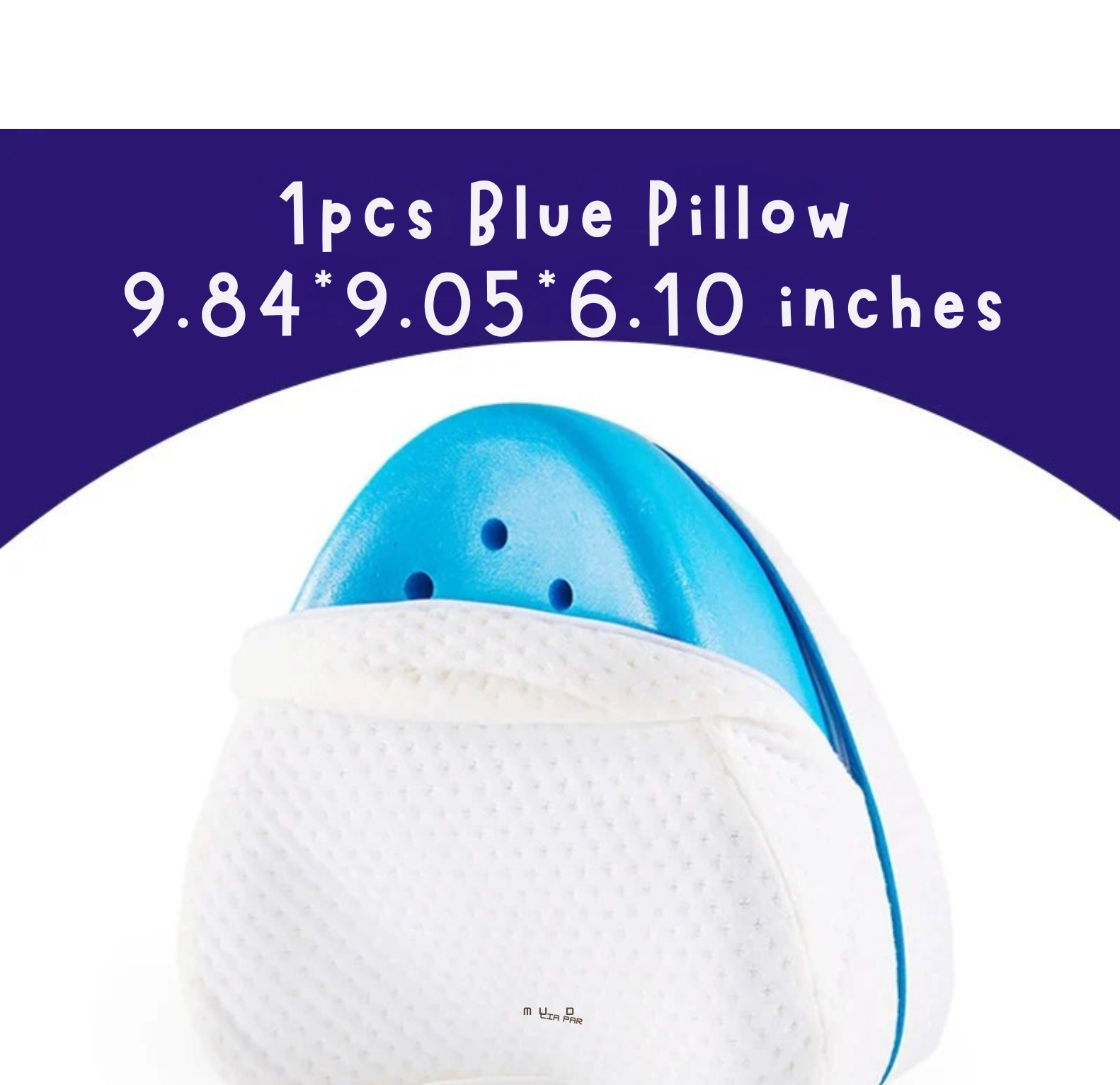 Orthopaedic Memory Foam Leg Cushion - ComfortFoam-White-Nora Luxe