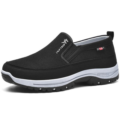 Orthopaedic Men's Hiking Shoes – Nolan-Black-5-The Livary