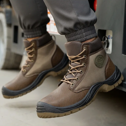 Durable Steel Toe Work Boots - SafeStep Pro - Pexav
