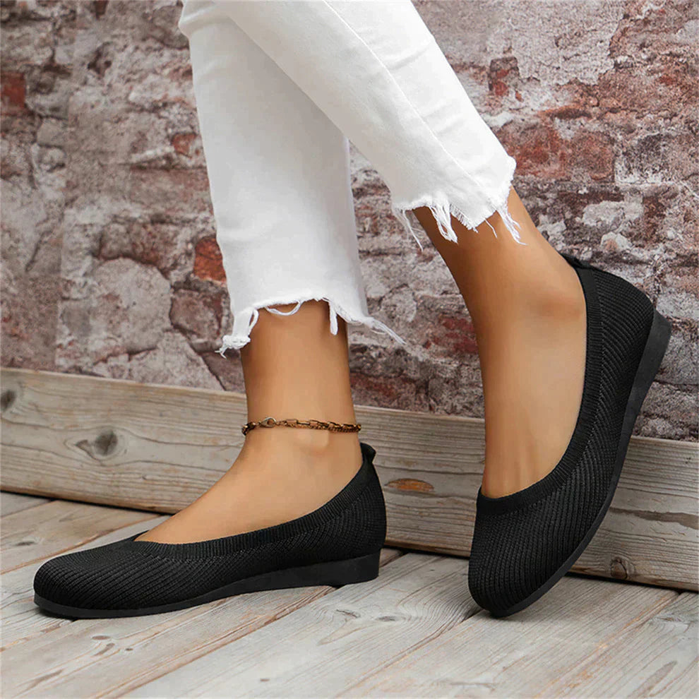 Orthopaedic Slip-On Shoes - Lupine-Black-3.5-Nora Luxe