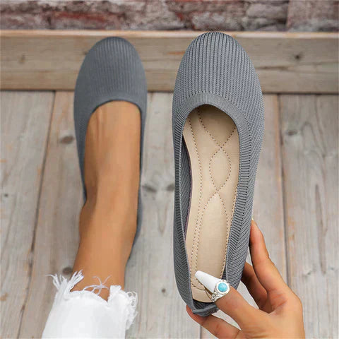 Orthopaedic Slip-On Shoes - Lupine-Gray-3.5-Nora Luxe