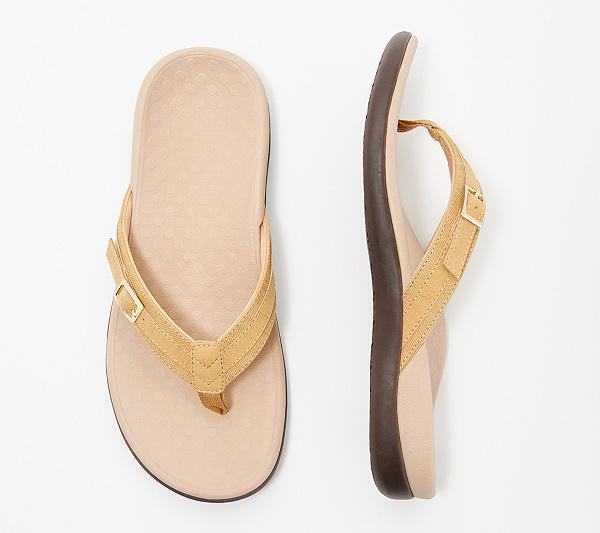 Orthopaedic Summer Slippers - Sofia-Yellow-4.5-The Livary