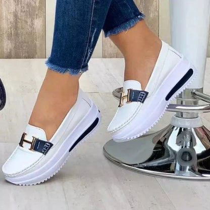 Orthopaedic Trendy Women's Shoes - Mirella-White-35-The Livary