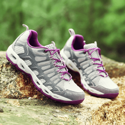 Orthopaedic Unisex Walking Shoes - Finn-Light gray-9.5-Nora Luxe
