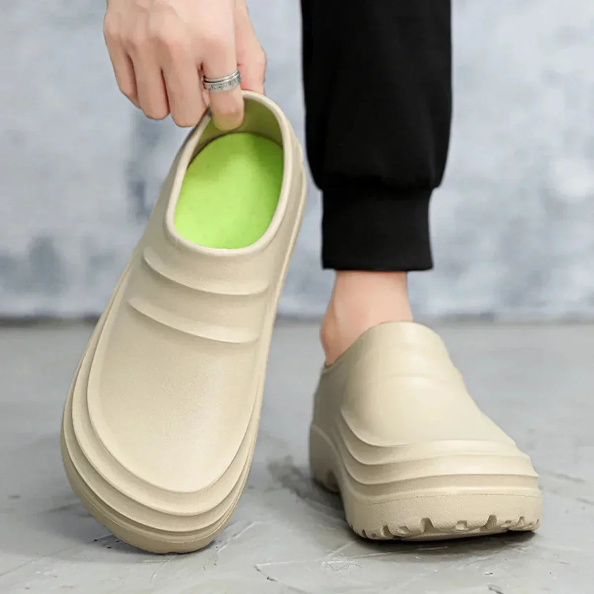 Orthopaedic Waterproof Clogs - AquaStep-Black-4.5-Nora Luxe