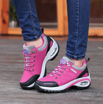 Orthopaedic Women's Walking Shoes - Alessa-Grey-4.5-The Livary
