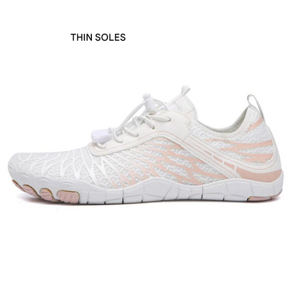Orthopedic Barefoot Shoes - VitalStride-White-Pink-3.5-Nora Luxe