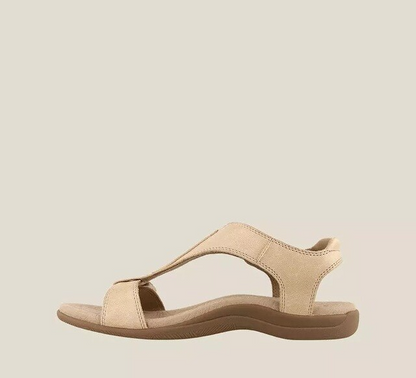 Comfortable Women's Wedge Sandals with Supportive Footbed - Pexav