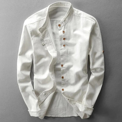 Traditional Asian Men's Dress Shirt