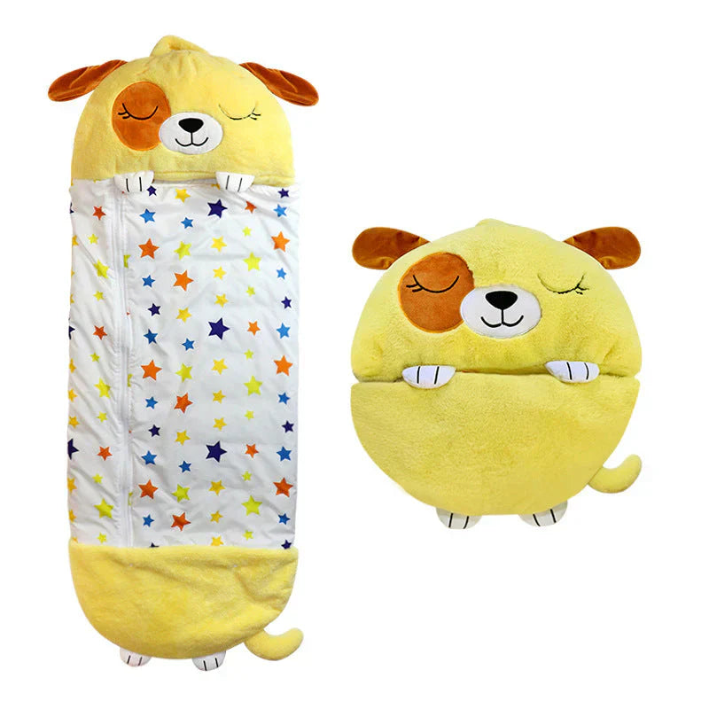 Cozy Kids Sleep Bag with Plush Toy