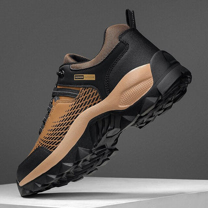 Breathable Mens Hiking Shoes with Extra Roomy Toe - Pexav
