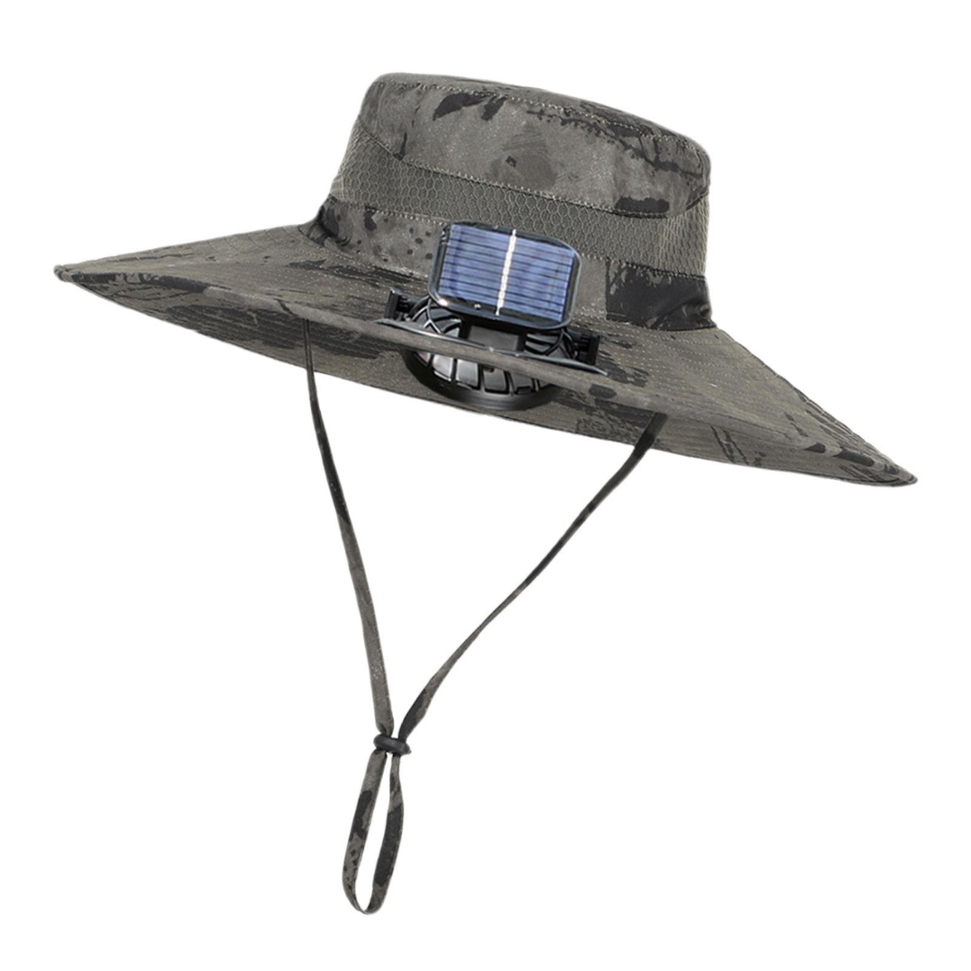 Cooling Summer Sun Hat with Fan - Pexav