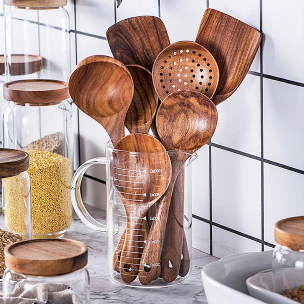 High Quality Wooden Cooking Utensils - Olytrend