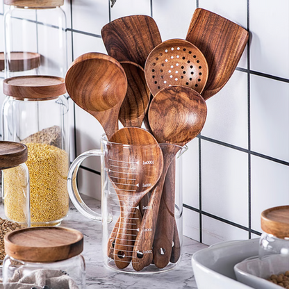 High Quality Wooden Cooking Utensils - Olytrend