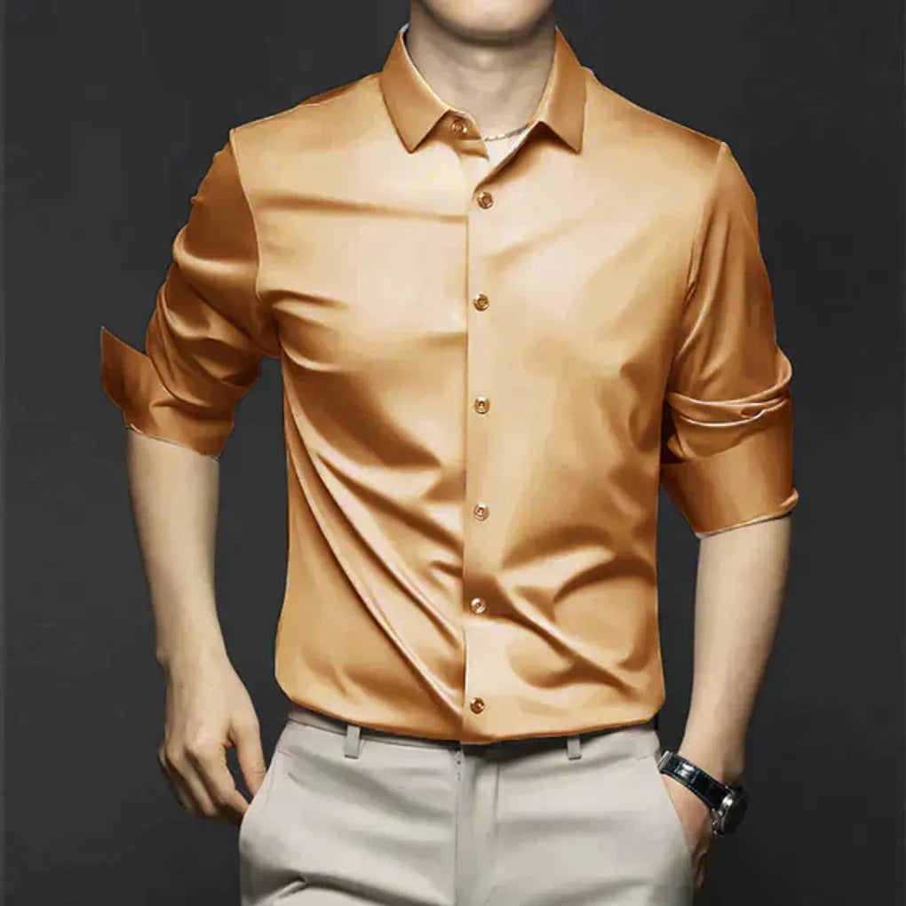 Slim Fit Easy Care Men's Dress Shirt