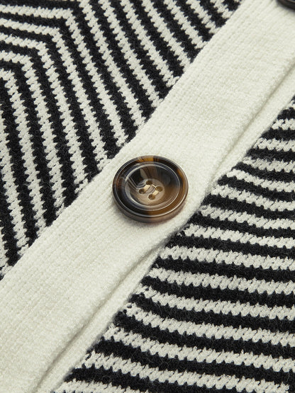 Large Plaid Open Front Cardigan