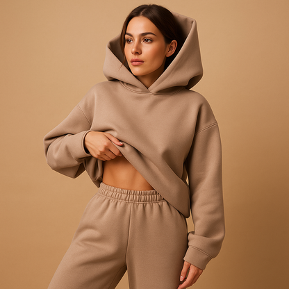 Large Women's Hoodie and Sweatpants Set - Nocini