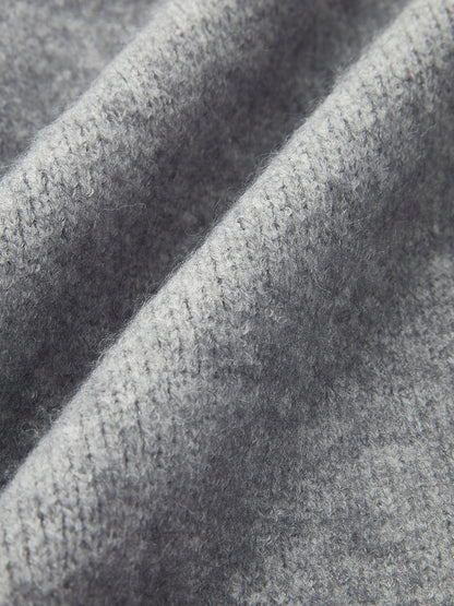 Large Relaxed Fit Open Front Cardigan