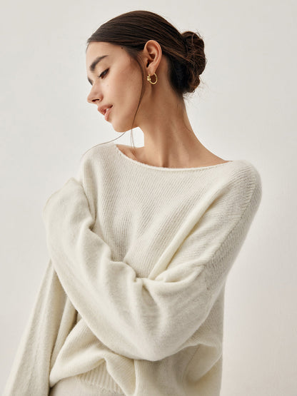 Cozy Knit Sweater Skirt Outfit Set