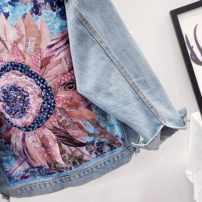 Oversized Women's Denim Jacket - Lynn-S-Nora Luxe