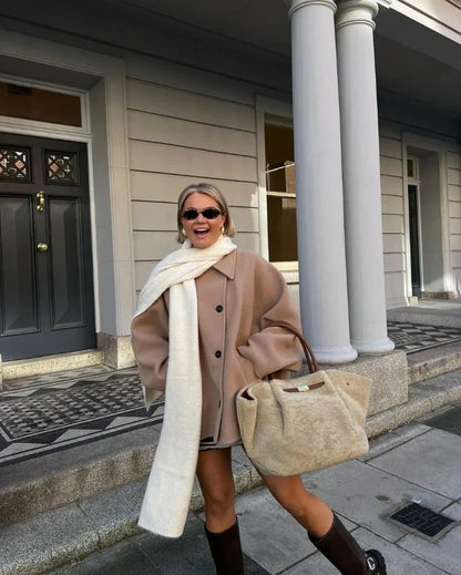 Large Warm Women's Parka Coat - Pexav