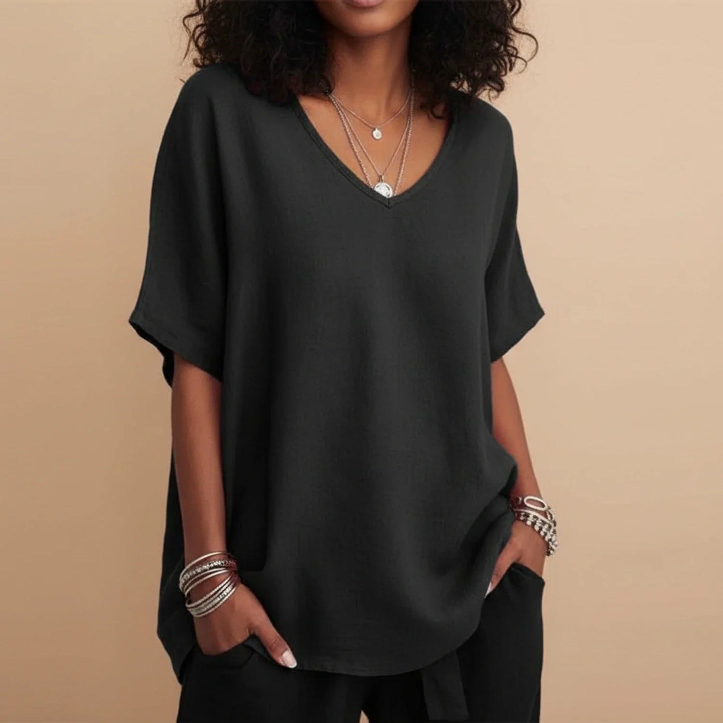 Loose Fit Women's Blouse