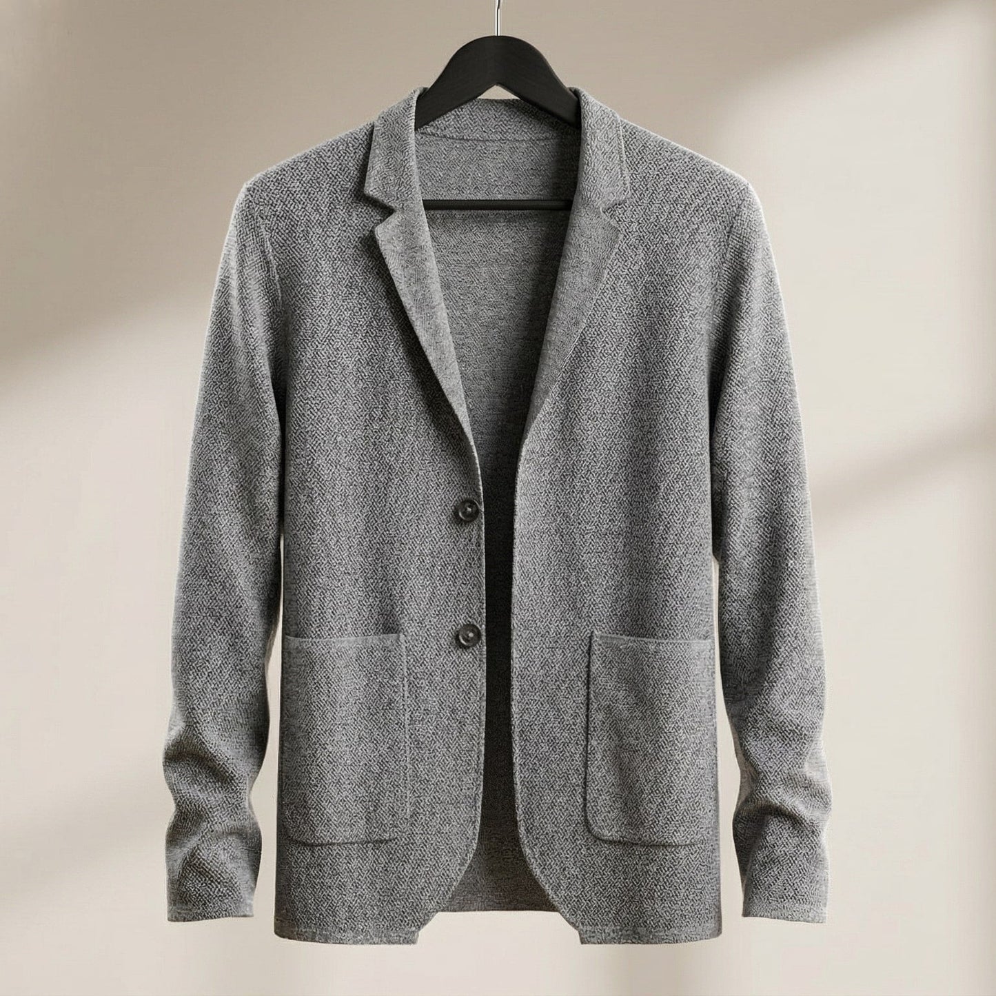 Image of Owen | Men's Knit Two-Button Blazer