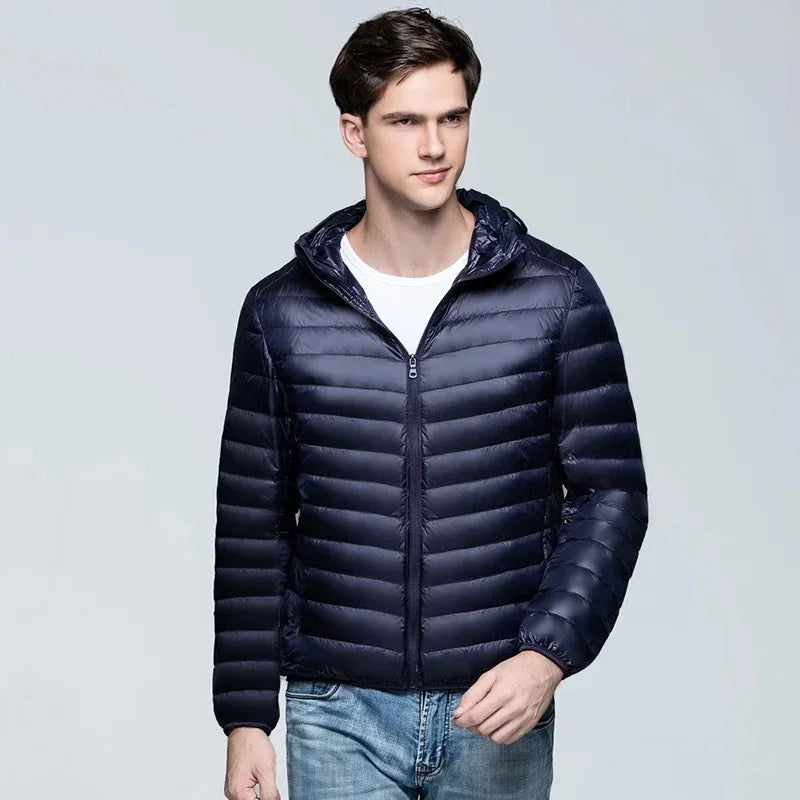 Lightweight Men's Down Puffer Winter Coat