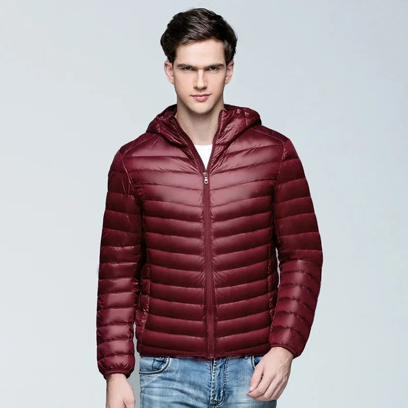 Lightweight Men's Down Puffer Winter Coat