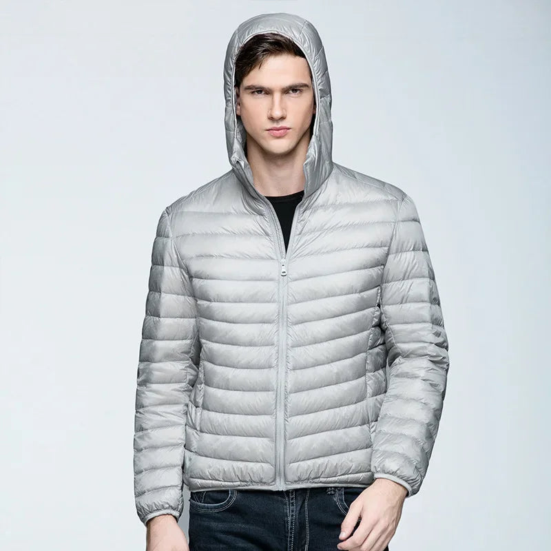 Lightweight Men's Down Puffer Winter Coat