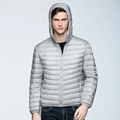 Lightweight Men's Down Puffer Winter Coat