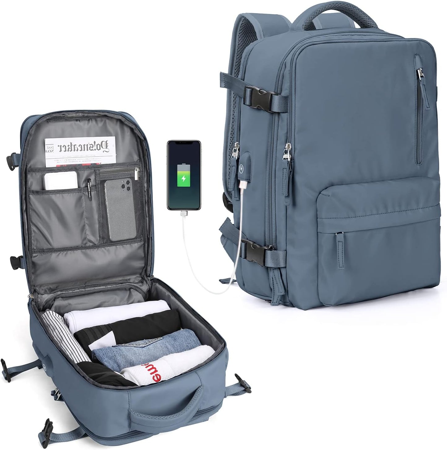 Practical Laptop Backpack with Padded Shoulder Strap