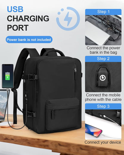 Practical Laptop Backpack with Padded Shoulder Strap