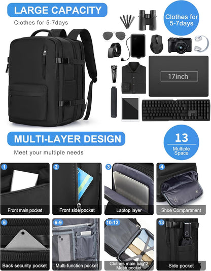 Practical Laptop Backpack with Padded Shoulder Strap