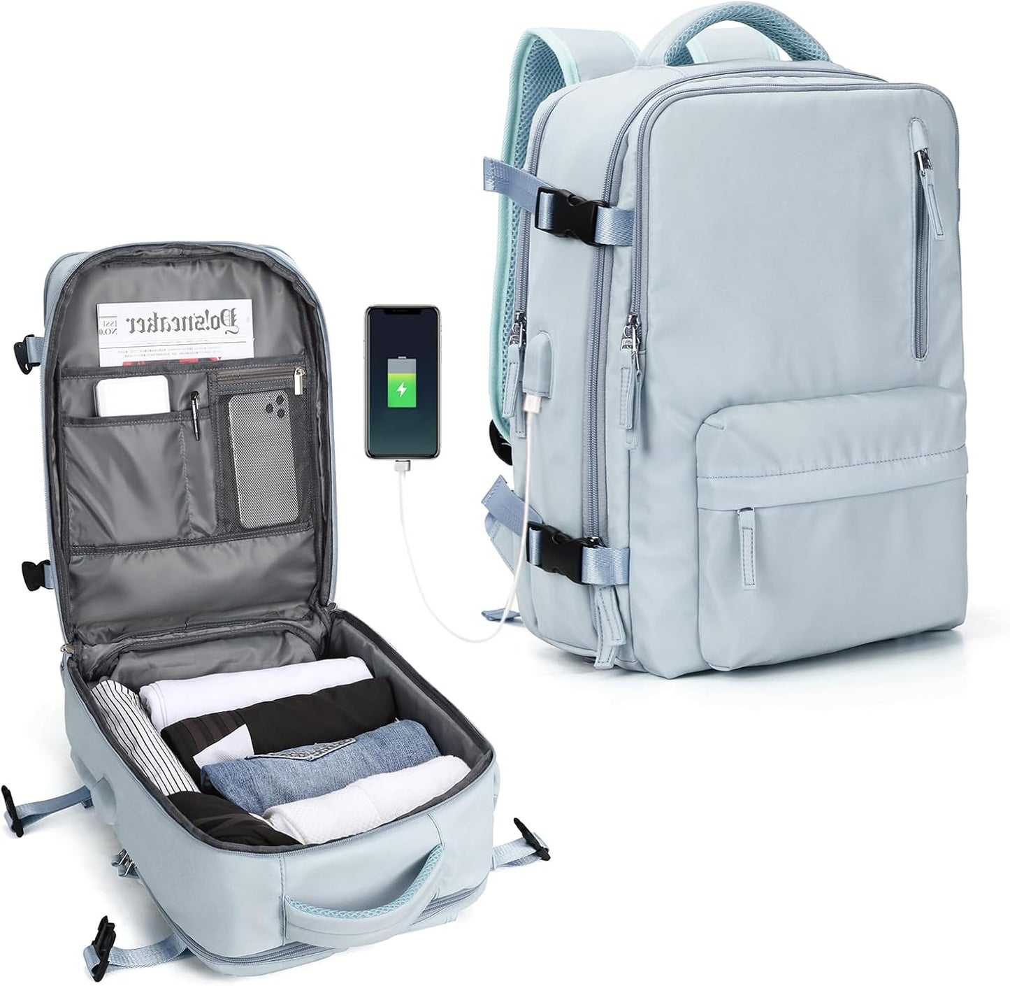 Practical Laptop Backpack with Padded Shoulder Strap