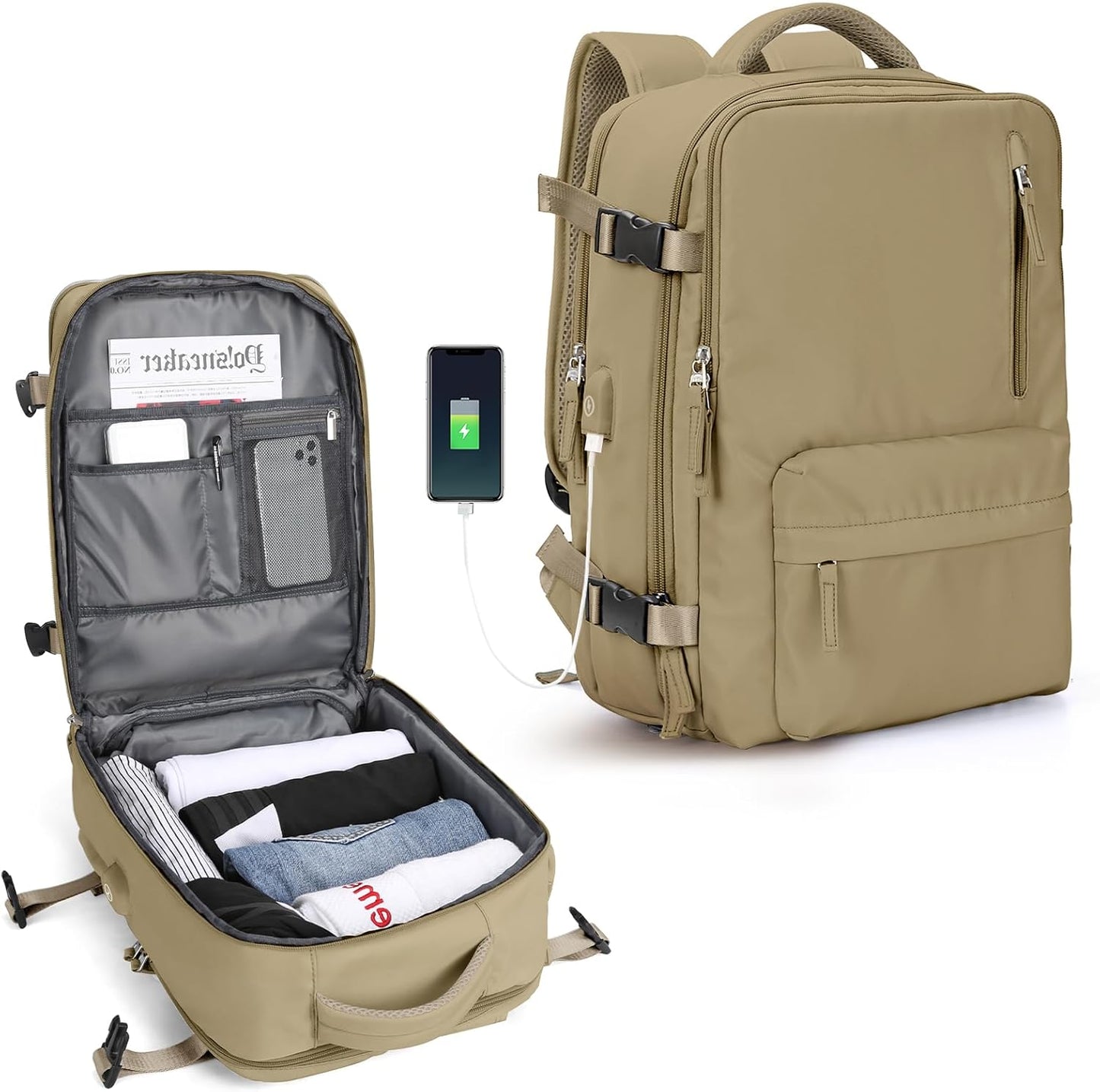 Practical Laptop Backpack with Padded Shoulder Strap
