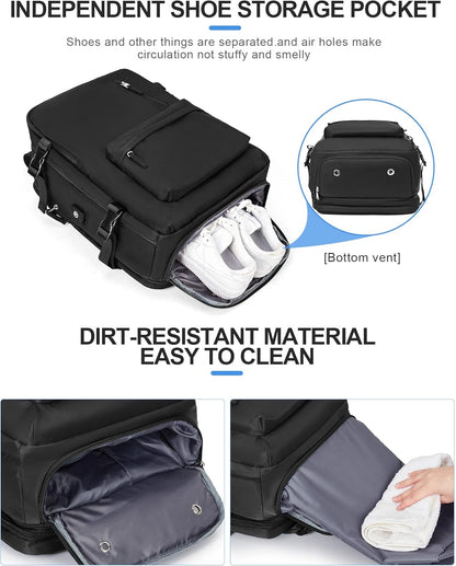 Practical Laptop Backpack with Padded Shoulder Strap