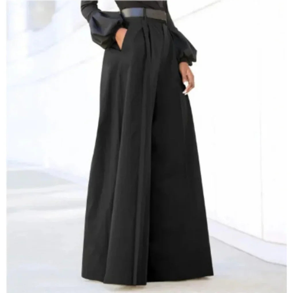Classic Wide Leg Pants for Women - Simple Chic Style