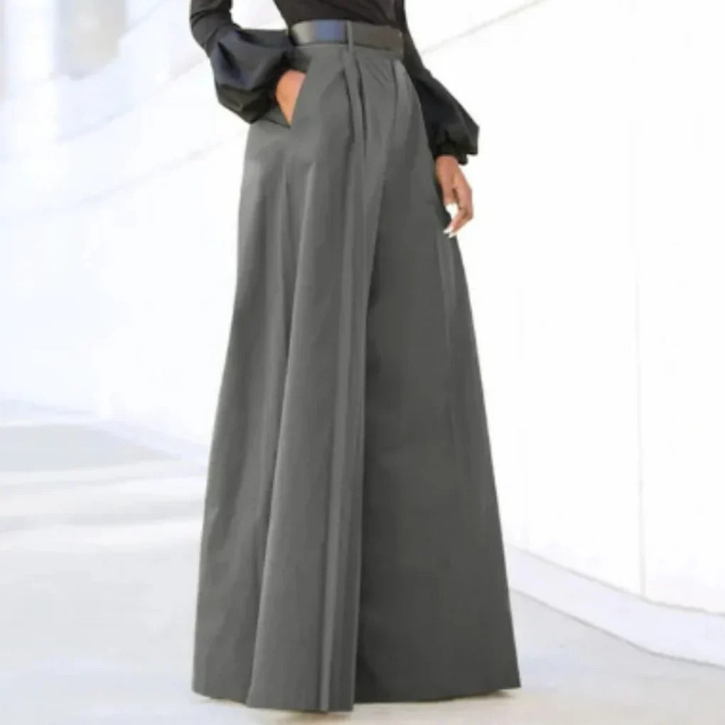 Classic Wide Leg Pants for Women - Simple Chic Style
