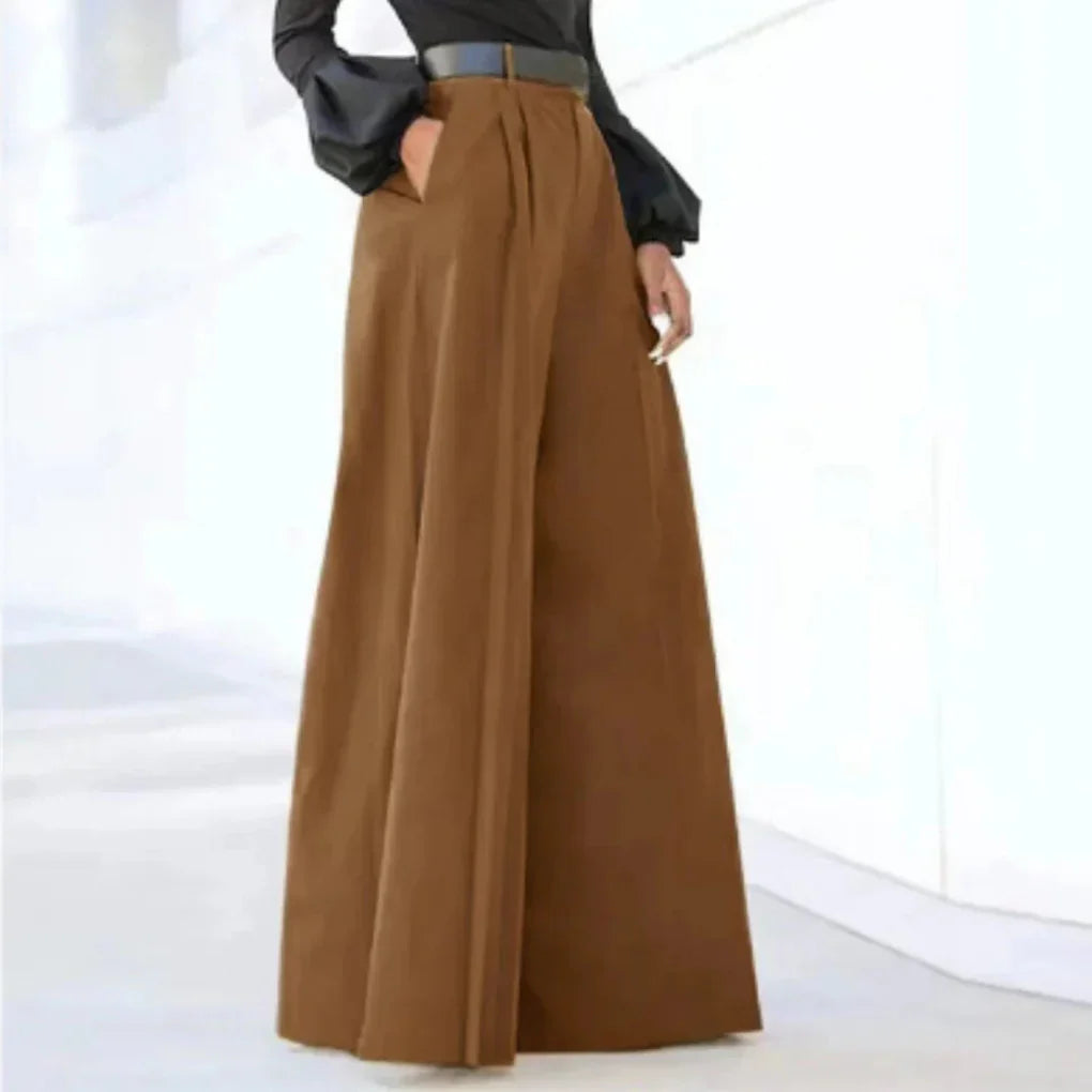 Classic Wide Leg Women's Pants - Simple Chic Style