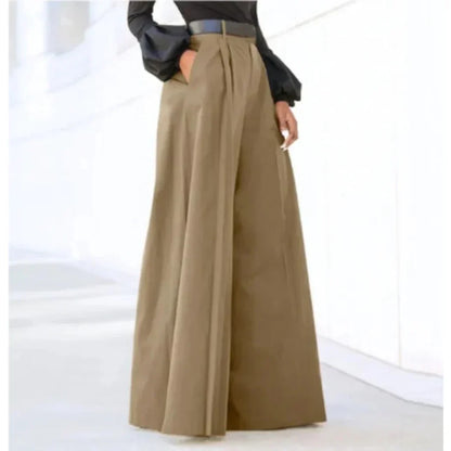 Classic Wide Leg Women's Pants - Simple Chic Style