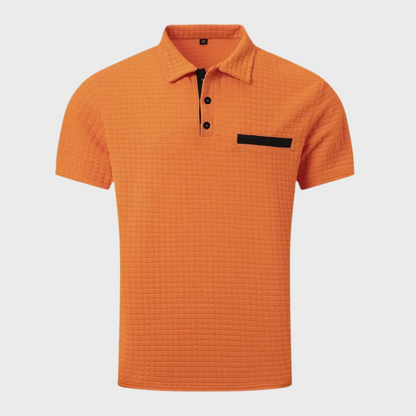 Paolo - Trendy Polo Shirt for Men-White-S-Nora Luxe